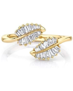 Anita Ko 18Kt Geelgouden Ring Met Diamant - Metallic