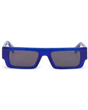 Off-White c/o Virgil Abloh Pittsburgh Rectangle Sunglasses - Blue