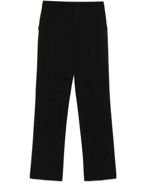 Moschino Classic Tailored Trousers With Clean Silhouette - Black