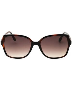 Guess Tortoiseshell-Effect Sunglasses - Brown