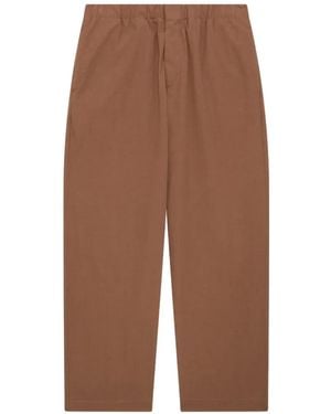 Lardini Flat-Front Pants - Brown