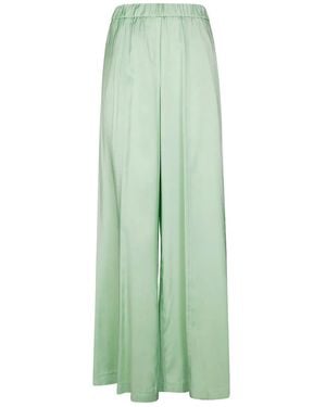 Nude High-Waisted Pants - Green