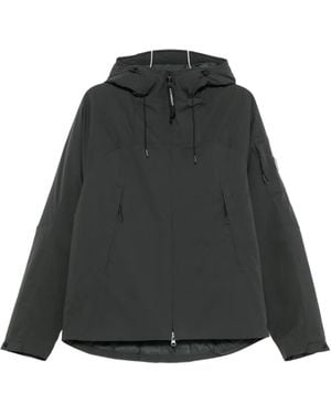 C.P. Company Lens-Detail Hooded Jacket - Black