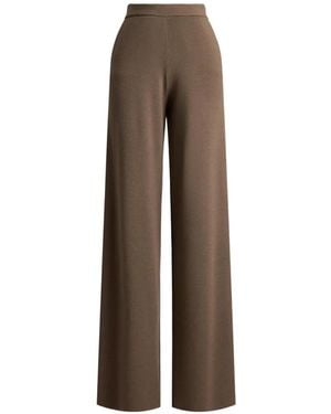 Ralph Lauren Francesca Straight-Leg Pants - Brown