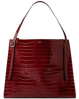 Coperni Belt Crocodile-effect Tote Bag - レッド