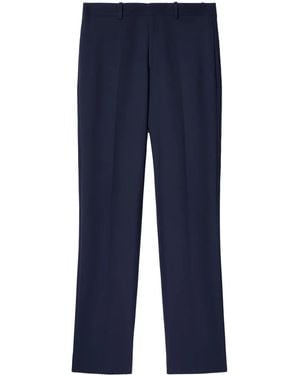 Off-White c/o Virgil Abloh Wool Blend Slim Fit Trousers - Blue