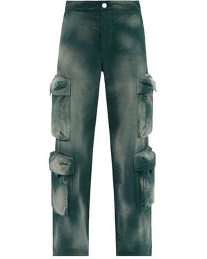 Amiri Cargohose mit Jacquardmuster - Grün