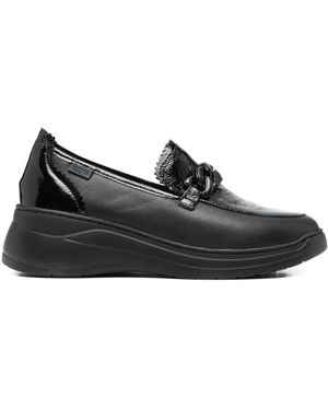 Melluso Loafer Mit Zierkette - Schwarz