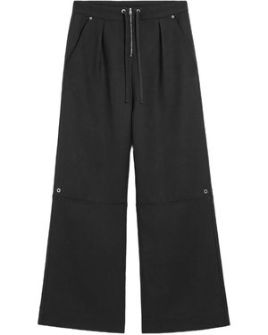 Ami Paris Pantaloni Con Zip - Nero