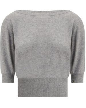 Extreme Cashmere パフスリーブ ニットウェア - グレー