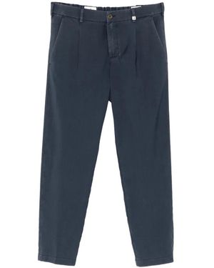 Myths Pleated Trousers - Blue