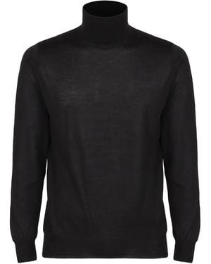 Slowear Gebreide Coltrui - Zwart