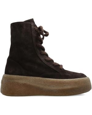 Vic Matié Lace-Up Platform Trainers - Black