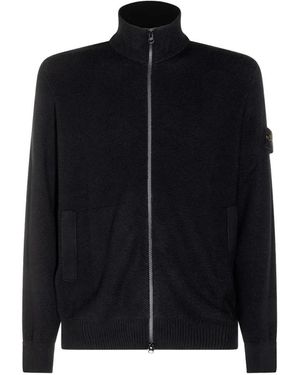 Stone Island 5100012 Pure Rws Wool Jumper - Black
