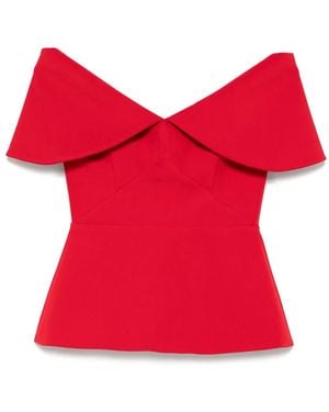 MOOS STUDIO Sleeveless Top - Red