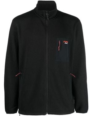 NANGA Chaqueta con parche del logo - Negro