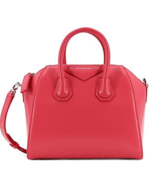 Givenchy Mini Antigona Tote Bag - Red