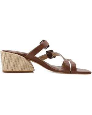 Marion Parke 50Mm Cleo Buckled-Straps Sandals - Brown