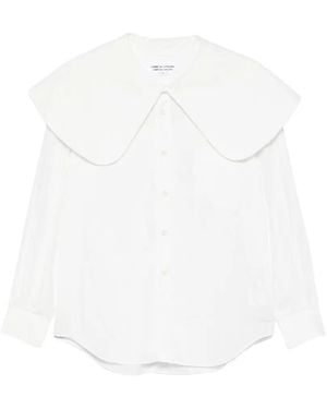 Comme des Garçons Long-Sleeve Buttoned Shirt - White