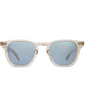 Garrett Leight Brooks X Sun スクエアフレーム サングラス - ブルー
