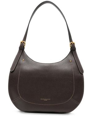 Gianni Chiarini Gabry Leather Shoulder Bag - Black