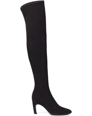 Tory Burch Botas altas con tacón de 80 mm - Negro