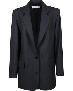 IRO Guilda ストライプ ジャケット - ブラック