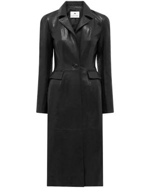 Marine Serre Moonogram Coat - Black
