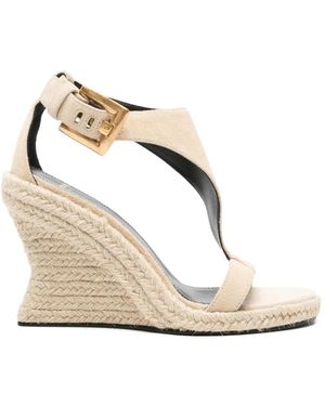 Balmain Alpargatas Anthem Con Cuña - Neutro