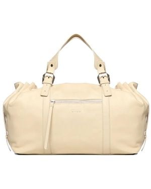 BIASIA Buckled Tote Bag - Natural