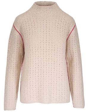 The Elder Statesman Open-Knit Jumper - Natural