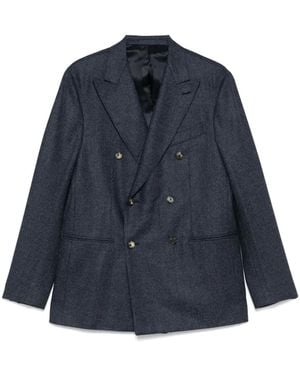 Caruso Doppelreihiges Sakko - Blau