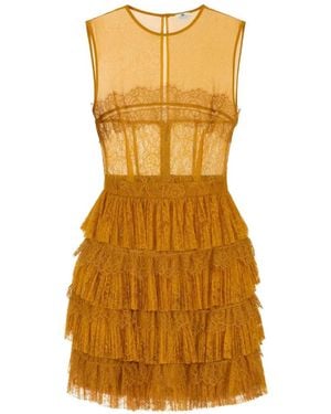 Elisabetta Franchi Mini Dress - Yellow