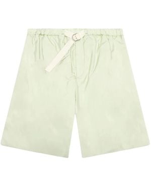 Jil Sander ベルテッド デッキショーツ - ホワイト