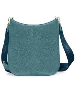 Maison De Sabre Leather Saddle Bag - Blue