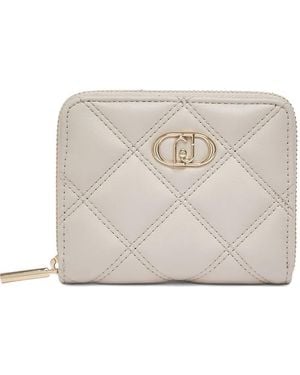 Liu Jo Small Quilted Wallet - Natural