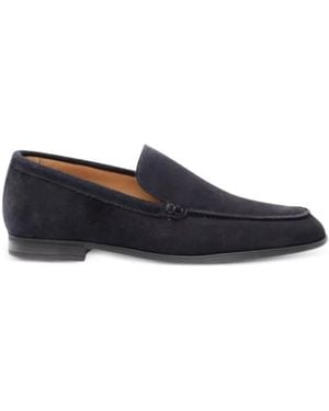 Testoni Mocassins En Daim - Bleu