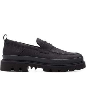 Clarks Badell Step Loafers - Black