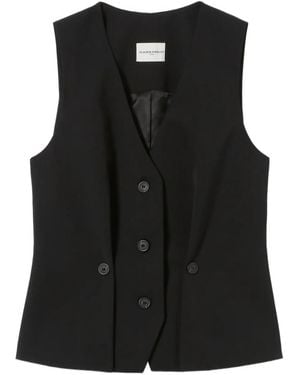 Claudie Pierlot Sleeveless Waistoat - Black