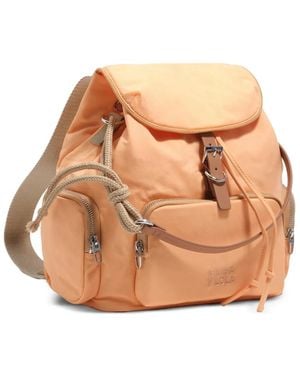Bimba Y Lola Pocket Drawstring Backpack - Natural
