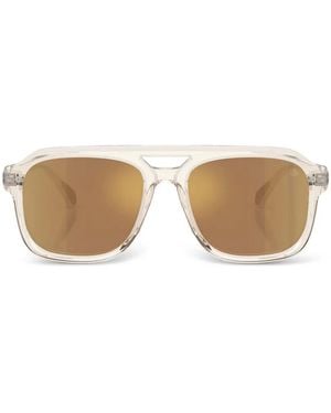 Moncler Vantos Square-Frame Sunglasses - White