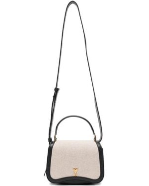 Ami Paris Shopper Met Handgreep Detail - Wit