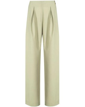 Rejina Pyo Reine Pleated Tailored Trousers - Green