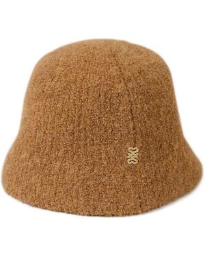 Sandro Wool Bucket Hat - Brown
