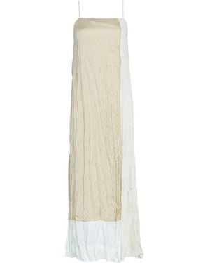 Osklen Pleated Dress - White