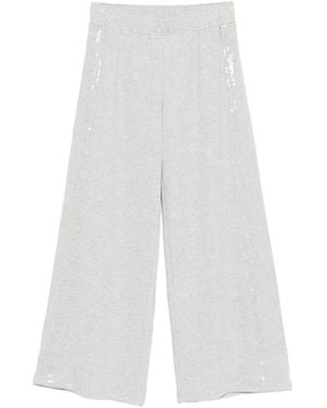 DKNY Sequins Track Trousers - White