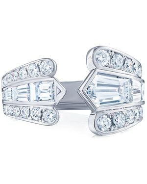 Kwiat 18Kt Diamond Cascade Open Ring - Blue