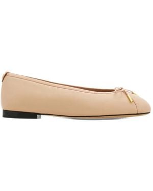 Ferragamo Ballerinas Mit Schleifendetail - Natur