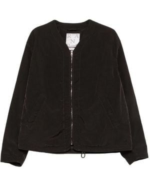 RANRA Zip-Up Padded Jacket - Black