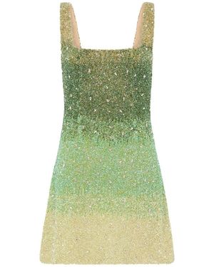 Rachel Gilbert Kaito Mini Dress - Green